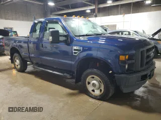 2008 Ford F-250 XL with VIN 1FTSX21558EC06634, listed as a Copart auction lot 54959565 with 265,722 mi miles and Clean title. Bid and sale history available at DreamBid. Image 4.