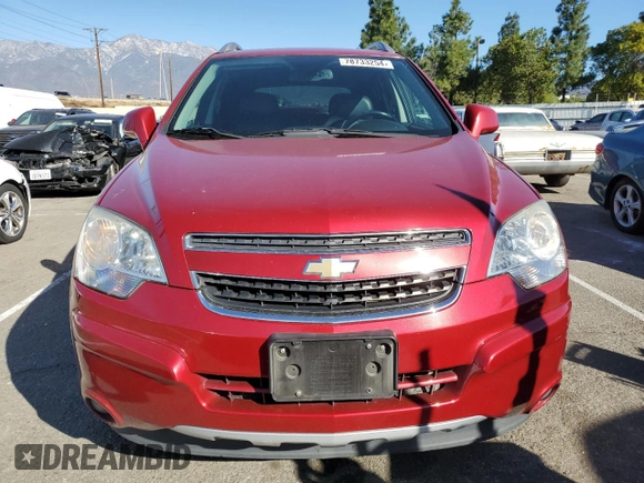 2014 Chevrolet Captiva Sport LT with VIN 3GNAL3EK9ES682617, listed as a Copart auction lot 78733254 with 107,270 mi miles and Clean Title. Bid and sale history available at DreamBid. Image 5.