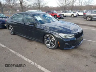 2016 BMW 7 Series 750i xDrive with VIN WBA7F2C5XGG416197, listed as a IAAI auction lot 41206893 with 86,323 mi miles. Bid and sale history available at carsss.com. Image 1.