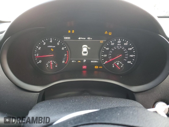 2018 Kia Stinger Premium with VIN KNAE25LA8J6021241, listed as a Copart auction lot 42581885 with 95,339 mi miles and Salvage Title. Bid and sale history available at carsss.com. Image 9.