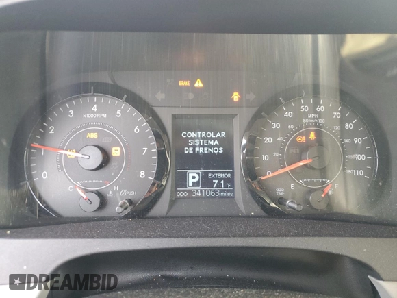 2016 Toyota Sienna LE AAS with VIN 5TDKK3DC6GS749952, listed as a Copart auction lot 51091725 with 341,063 mi miles and Salvage Title. Bid and sale history available at carsss.com. Image 9.