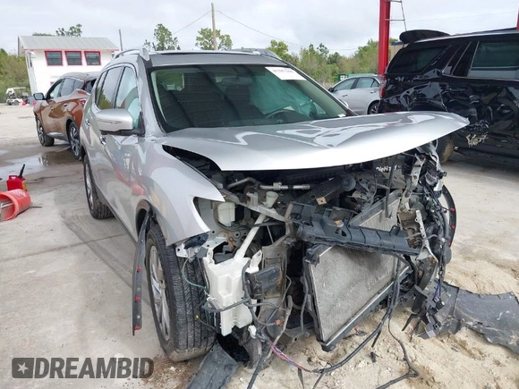 2014 Nissan Rogue SL with VIN 5N1AT2MV5EC873791, listed as a IAAI auction lot 41287168 with 120,694 mi miles. Bid and sale history available at carsss.com. Image 1.