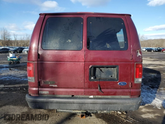 2007 Ford Econoline Passenger XL with VIN 1FBNE31L97DA48752, listed as a Copart auction lot 45878525 with Not provided miles and Salvage title. Bid and sale history available at DreamBid. Image 6.