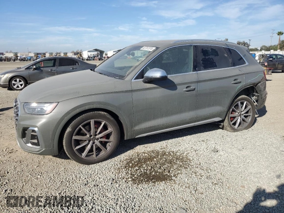 2023 Audi SQ5 Premium Plus with VIN WA1B4AFY1P2026504, listed as a Copart auction lot 82707374 with 19,521 mi miles and Salvage Title. Bid and sale history available at carsss.com. Image 1.