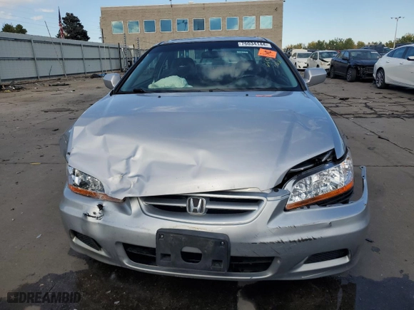 2001 Honda Accord Cpe EX with VIN 1HGCG31591A001648, listed as a Copart auction lot 76034144 with NaN miles and Salvage Title. Bid and sale history available at carsss.com. Image 5.