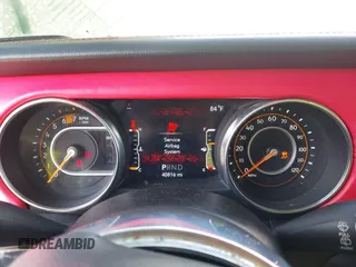 2020 Jeep Wrangler Unlimited Sahara with VIN 1C4HJXEN7LW213459, listed as a IAAI auction lot 41502047 with 40,816 mi miles. Bid and sale history available at carsss.com. Image 7.