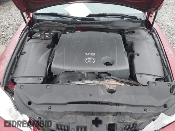 2008 Lexus IS with VIN JTHBK262085061532, listed as a IAAI auction lot 41931577 with 244,834 mi miles. Bid and sale history available at carsss.com. Image 10.