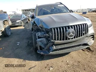 2021 Mercedes-Benz GLS with VIN 4JGFF8KE6MA515418, listed as a Copart auction lot 80118884 with 23,533 mi miles and Salvage Title. Bid and sale history available at carsss.com. Image 12.