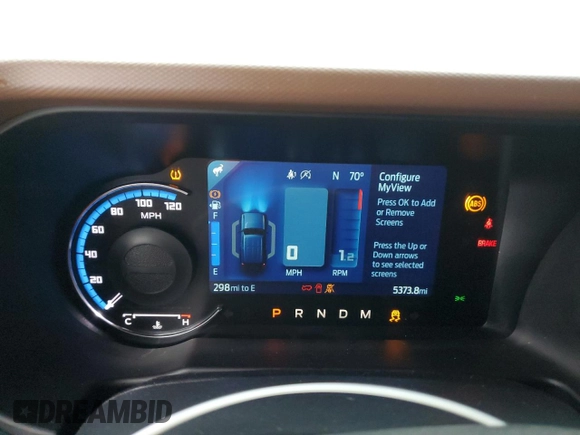 2024 Ford Bronco Outer Banks with VIN 1FMDE8BH4RLA26290, listed as a Copart auction lot 54764525 with 5,373 mi miles and Salvage title. Bid and sale history available at DreamBid. Image 9.