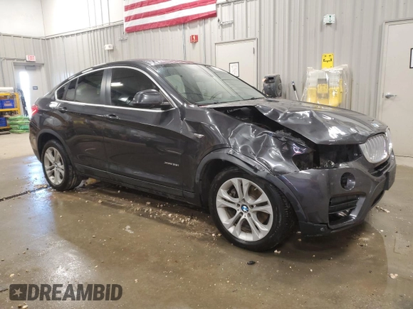 2016 BMW X4 xDrive28i with VIN 5UXXW3C55G0R20527, listed as a Copart auction lot 61044045 with 125,493 mi miles and Clean title. Bid and sale history available at DreamBid. Image 4.