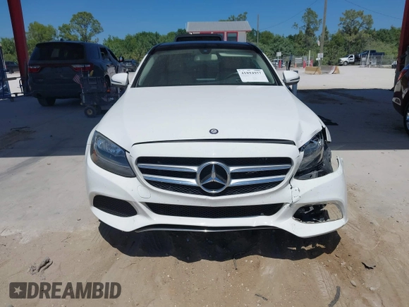 2017 Mercedes-Benz C 300 with VIN WDDWF4JB5HR286828, listed as a IAAI auction lot 41894957 with 57,325 mi miles and . Bid and sale history available at carsss.com. Image 12.