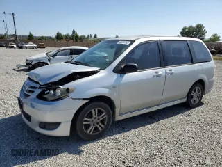 2005 Mazda MPV LX with VIN JM3LW28A450542494, listed as a Copart auction lot 58228765 with 151,436 mi miles and Salvage title. Bid and sale history available at DreamBid. Image 1.
