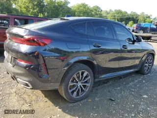 2023 BMW X6 xDrive40i with VIN 5UXCY6C05P9P71983, listed as a Copart auction lot 42085065 with 18,177 mi miles and Non Repairable. Bid and sale history available at carsss.com. Image 3.