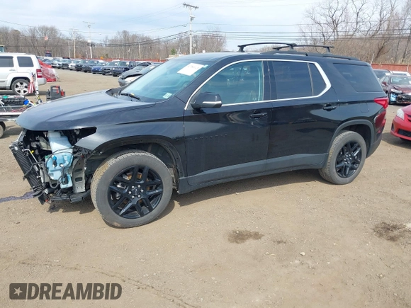 2021 Chevrolet Traverse LT Cloth with VIN 1GNEVGKW2MJ119399, listed as a IAAI auction lot 41780113 with 48,422 mi miles. Bid and sale history available at carsss.com. Image 2.