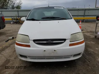 2007 Chevrolet Aveo LS with VIN KL1TD66657B722344, listed as a Copart auction lot 52046095 with 165,798 mi miles and Salvage title. Bid and sale history available at DreamBid. Image 5.