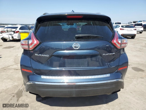 2015 Nissan Murano SL with VIN 5N1AZ2MG7FN271268, listed as a Copart auction lot 48418085 with 219,233 mi miles and Salvage Title. Bid and sale history available at carsss.com. Image 6.