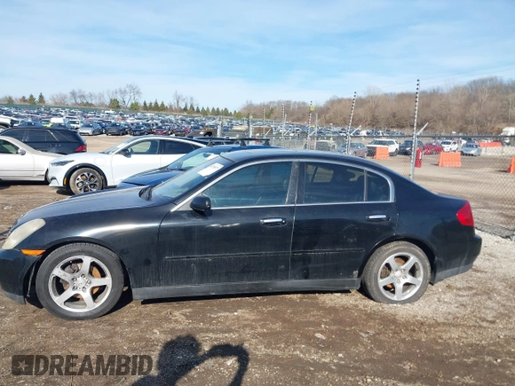 2004 Infiniti G35 w/Leather with VIN JNKCV51E74M113978, listed as a IAAI auction lot 41759577 with 174,290 mi miles and . Bid and sale history available at DreamBid. Image 14.