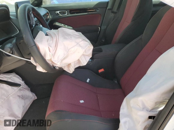 2025 Honda Civic Si with VIN 2HGFE1E52SH475185, listed as a Copart auction lot 46912485 with 117 mi miles and Salvage Title. Bid and sale history available at DreamBid. Image 7.