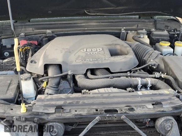2021 Jeep Wrangler Unlimited Willys with VIN 1C4HJXDM0MW655574, listed as a Copart auction lot 82288524 with 34,986 mi miles and Salvage title. Bid and sale history available at DreamBid. Image 12.