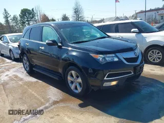 2011 Acura MDX with VIN 2HNYD2H23BH505791, listed as a IAAI auction lot 41788656 with 158,258 mi miles. Bid and sale history available at carsss.com. Image 1.