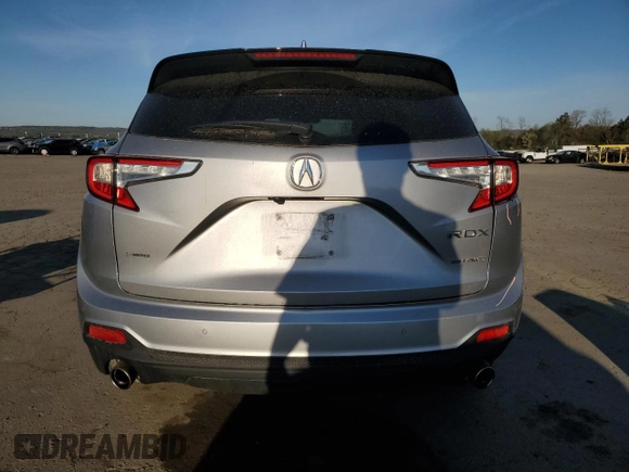 2020 Acura RDX w/Technology Pkg with VIN 5J8TC2H59LL029985, listed as a Copart auction lot 54329545 with 25,140 mi miles and Salvage Title. Bid and sale history available at carsss.com. Image 6.