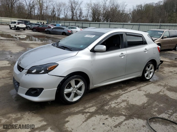 2009 Toyota Matrix S with VIN 2T1LE40E49C007828, listed as a Copart auction lot 51839045 with 162,208 mi miles and Salvage Title. Bid and sale history available at carsss.com. Image 1.