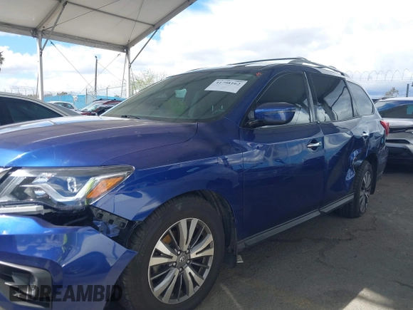 2020 Nissan Pathfinder S with VIN 5N1DR2AN0LC643623, listed as a IAAI auction lot 41798162 with 110,517 mi miles. Bid and sale history available at carsss.com. Image 14.
