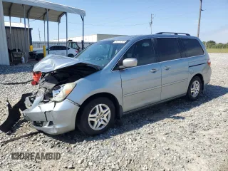 2005 Honda Odyssey EX-L z VIN 5FNRL38755B132004, wystawiony jako Copart lot #53278395 z przebiegiem 334 139 mil mil oraz Szkoda całkowita • Salvage title. Historia ofert i sprzedaży dostępna na DreamBid. Obrazek 1.