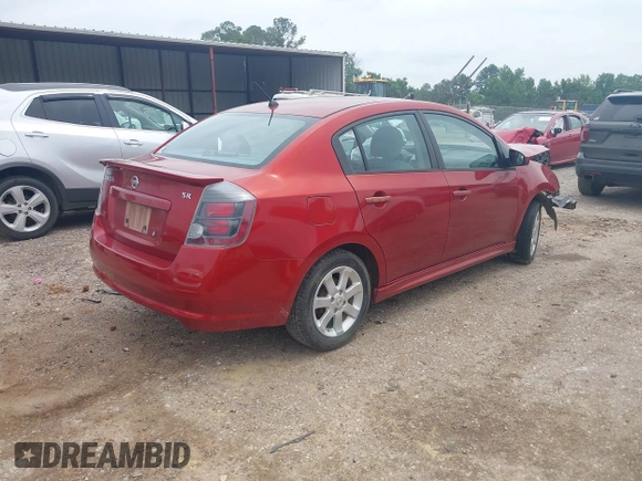 2010 Nissan Sentra S with VIN 3N1AB6APXAL693292, listed as a IAAI auction lot 42274597 with Not provided miles and . Bid and sale history available at DreamBid. Image 4.