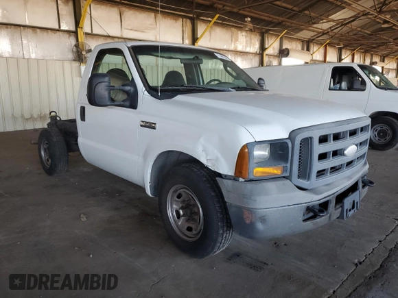 2005 Ford F-250 with VIN 1FDNF20545EC51928, listed as a Copart auction lot 71401044 with 409,115 mi miles and Clean title. Bid and sale history available at DreamBid. Image 4.