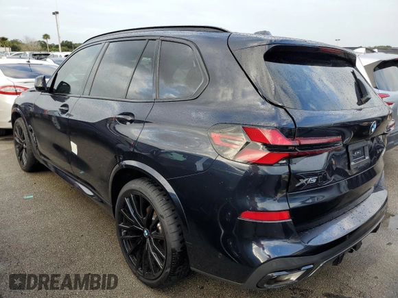 2025 BMW X5 sDrive40i with VIN 5UX13EU05S9W56291, listed as a Copart auction lot 73857164 with 0 mi miles and Salvage Title. Bid and sale history available at carsss.com. Image 2.