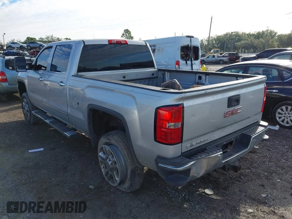 2015 GMC Sierra 2500HD available WiFi SLT with VIN 1GT12ZEG7FF167096, listed as a IAAI auction lot 41408317 with 152,969 mi miles. Bid and sale history available at carsss.com. Image 3.