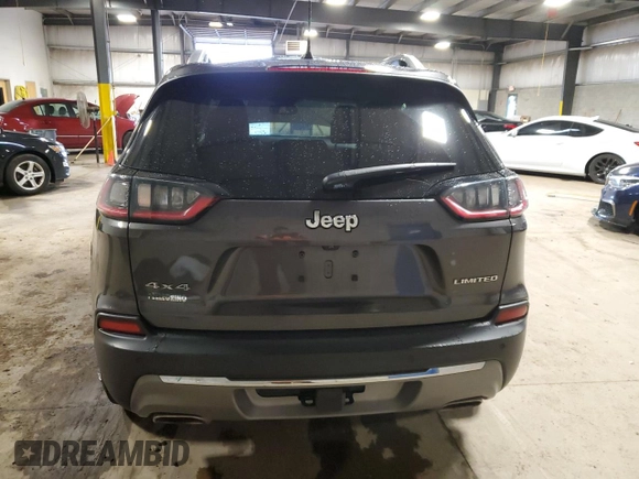 2021 Jeep Cherokee Limited z VIN 1C4PJMDXXMD135592, wystawiony jako Copart lot #58718975 z przebiegiem 53 037 mil mil oraz Szkoda całkowita • Salvage title. Historia ofert i sprzedaży dostępna na DreamBid. Obrazek 6.