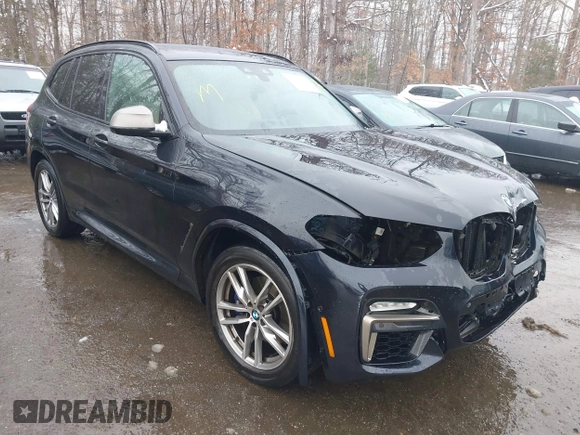 2019 BMW X3 M40i with VIN 5UXTS3C50K0Z03136, listed as a IAAI auction lot 41500283 with 6,213 mi miles and . Bid and sale history available at DreamBid. Image 1.