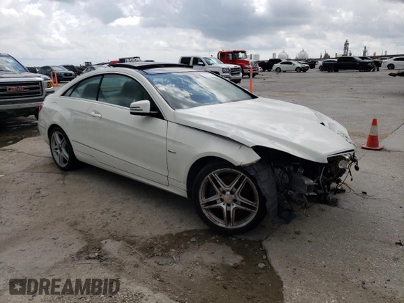 2012 Mercedes-Benz E 350 with VIN WDDKJ5KB8CF174486, listed as a Copart auction lot 72203854 with 167,855 mi miles and Salvage Title. Bid and sale history available at DreamBid. Image 4.