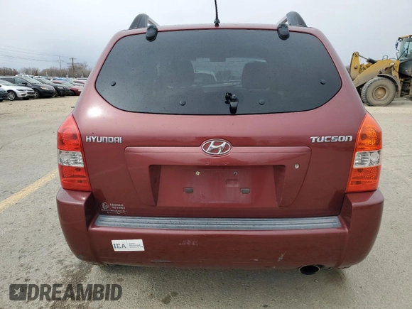 2007 Hyundai Tucson GLS with VIN KM8JM12B17U526343, listed as a Copart auction lot 49310195 with 180,418 mi miles and Salvage Title. Bid and sale history available at carsss.com. Image 6.