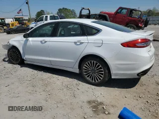 2017 Ford Fusion Titanium with VIN 3FA6P0K97HR131672, listed as a Copart auction lot 50983715 with 123,666 mi miles and Salvage title. Bid and sale history available at DreamBid. Image 2.