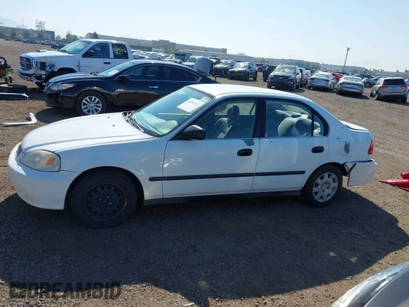 2000 Honda Civic LX with VIN 2HGEJ6673YH502410, listed as a IAAI auction lot 41992745 with 173,958 mi miles. Bid and sale history available at carsss.com. Image 14.