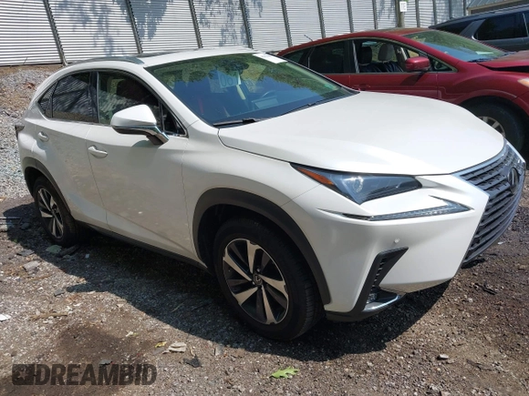 2021 Lexus NX 300 with VIN JTJGARDZ8M5024688, listed as a IAAI auction lot 42331489 with 58,801 mi miles and . Bid and sale history available at DreamBid. Image 1.
