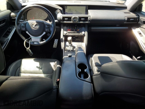 2017 Lexus IS 350 with VIN JTHCE1D22H5014429, listed as a Copart auction lot 59212324 with 78,267 mi miles and Salvage title. Bid and sale history available at DreamBid. Image 8.