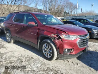 2019 Chevrolet Traverse LT Cloth with VIN 1GNEVGKW0KJ203170, listed as a Copart auction lot 43367475 with 107,308 mi miles and Salvage Title. Bid and sale history available at carsss.com. Image 4.