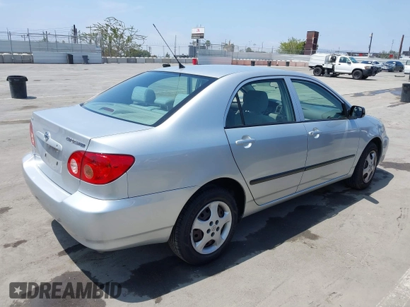 2007 Toyota Corolla CE with VIN JTDBR32E570108648, listed as a IAAI auction lot 42509739 with 61,309 mi miles and . Bid and sale history available at DreamBid. Image 4.