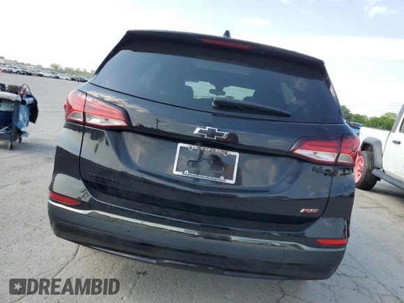 2023 Chevrolet Equinox RS with VIN 3GNAXMEGXPL140736, listed as a Copart auction lot 56400855 with 52,790 mi miles and Salvage title. Bid and sale history available at DreamBid. Image 6.