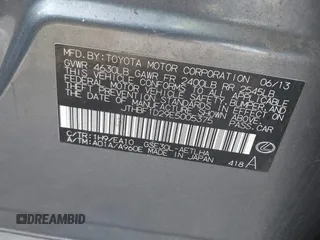 2014 Lexus IS 250 with VIN JTHBF1D29E5005375, listed as a IAAI auction lot 41481295 with 249,716 mi miles. Bid and sale history available at carsss.com. Image 9.
