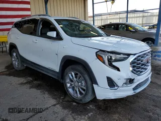 2022 GMC Terrain SLT with VIN 3GKALVEV8NL201026, listed as a Copart auction lot 51654795 with Not Provided miles and Salvage Title. Bid and sale history available at DreamBid. Image 4.
