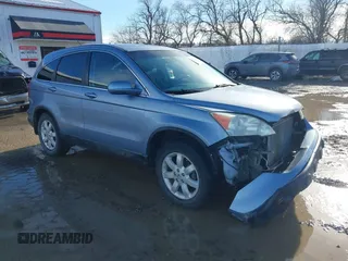 2008 Honda CR-V EX-L z VIN 5J6RE48778L041733, wystawiony jako IAAI lot #41621487 z przebiegiem 142 591 mil mil oraz . Historia ofert i sprzedaży dostępna na DreamBid. Obrazek 1.