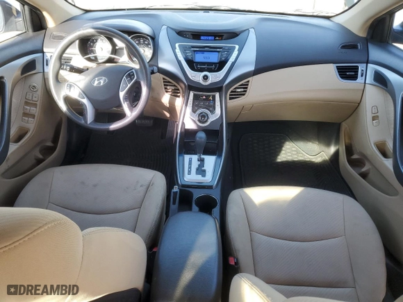 2012 Hyundai Elantra Limited with VIN 5NPDH4AE9CH116395, listed as a Copart auction lot 50218895 with 167,324 mi miles and Salvage Title. Bid and sale history available at carsss.com. Image 8.
