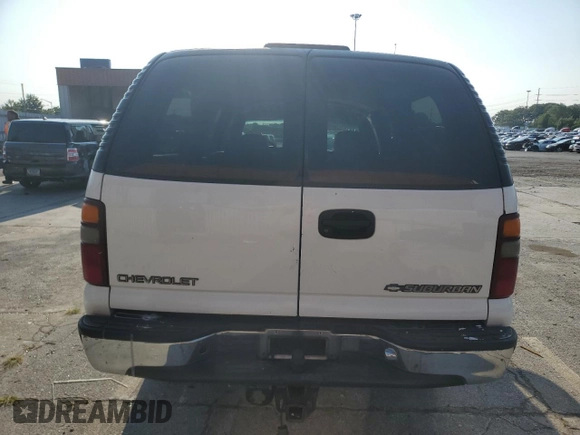 2000 Chevrolet Suburban with VIN 1GNFK16T1YJ183059, listed as a Copart auction lot 66229194 with 0 mi miles and Salvage Title. Bid and sale history available at carsss.com. Image 6.