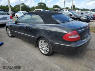 2008 Mercedes-Benz CLK-Class 3.5L with VIN WDBTK56F88T099496, listed as a Copart auction lot 74458674 with 0 mi miles and Salvage Title. Bid and sale history available at carsss.com. Image 2.