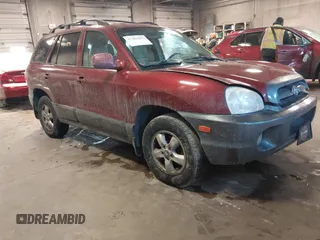 2005 Hyundai Santa Fe GLS with VIN KM8SC73EX5U935778, listed as a IAAI auction lot 41401893 with 248,365 mi miles. Bid and sale history available at carsss.com. Image 1.